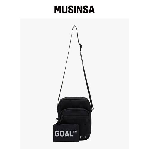 GOALSTUDIO ESSENTIAL GOAL MINI CROSS BAG-黑韩国官网直邮进口