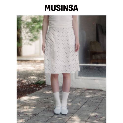 HIGH SCHOOL DISCO 波点喇叭中裙 MUSINSA韩国直邮官方正品