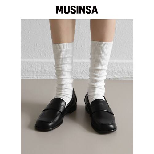SAPPUN 赫里奥特方头乐福鞋 (2.5cm) MUSINSA韩国官网直邮进口