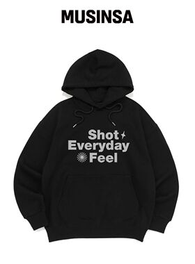 COSO CC EVERYDAY FIL hood T恤（黑色）韩国官网直邮进口MUSINSA