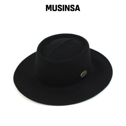 UNIVERSAL CHEMISTRY GMJ Wool Black Fedora 软韩国官网直邮进口