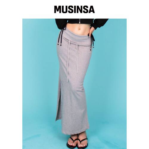 COOLSIS CS COOLBEACH 长裙-033 (灰色) MUSINSA韩国官网直邮进口