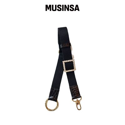 ARAC.9 SQUARE CRISTAL STRAP - 黑色 MUSINSA韩国官网直邮进口