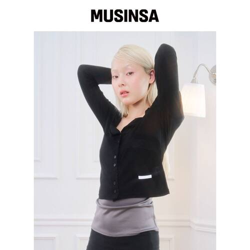 BELLIALEU TENCEL 版本 2 黑色 MUSINSA韩国官网直邮进口