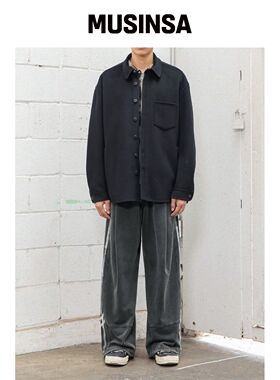BEGIN202 双面手工缝制半身外套 [黑色]韩国官网直邮进口