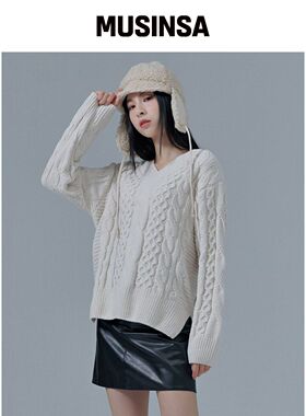 CHASECULT 女性V领针织衫-CFRG5276D05韩国官网直邮进口