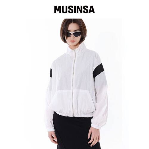 PIECE MAKER SHIMMERING NYLON TRACK JACKET (I韩国官网直邮进口
