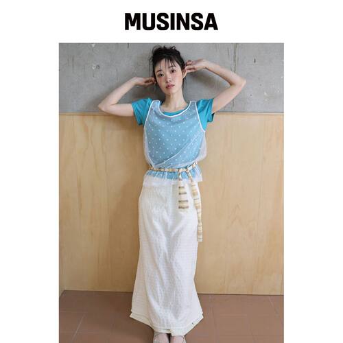 MUWM 伊朗可逆裙 Ylang Reversible Skirt (白色韩国官网直邮进口
