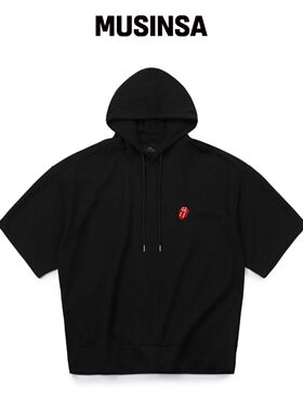 BRAVADO TRS C/TONGUE LOGO 1/2 连帽卫衣 BK (B韩国官网直邮进口