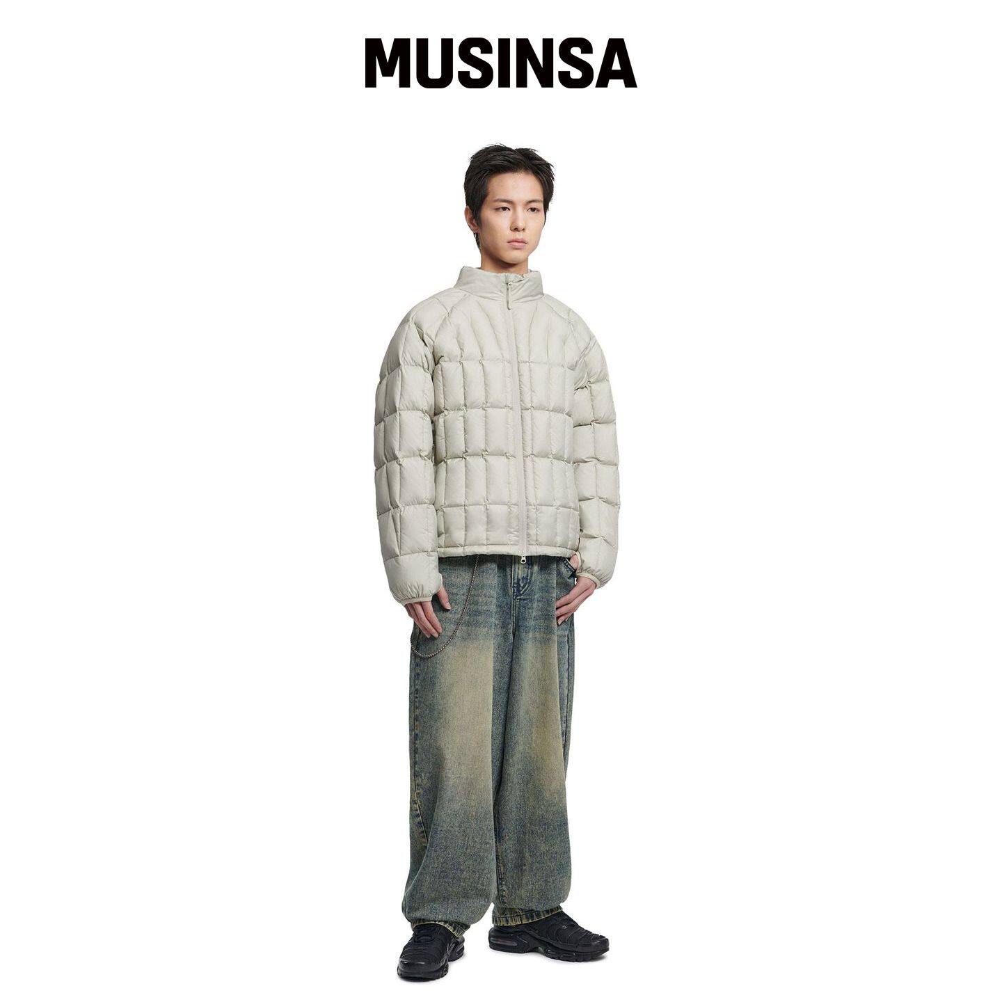 NOMANUAL NEO LIGHT DOWN JACKET - SAGE GRAY M韩国官网直邮进口