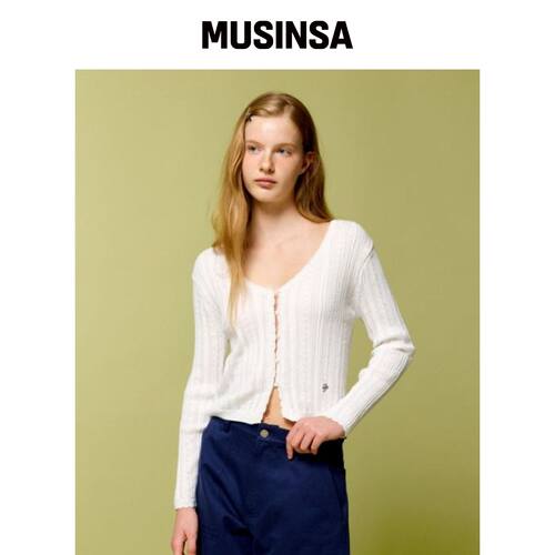 DEPOUND ISLE横须贺开衫 [OFF WHITE] MUSINSA韩国官网直邮进口