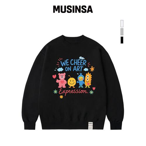 GRAVER [UNISEX]WE CHEER 运动衬衫_3色 MUSINSA韩国官网直邮进口