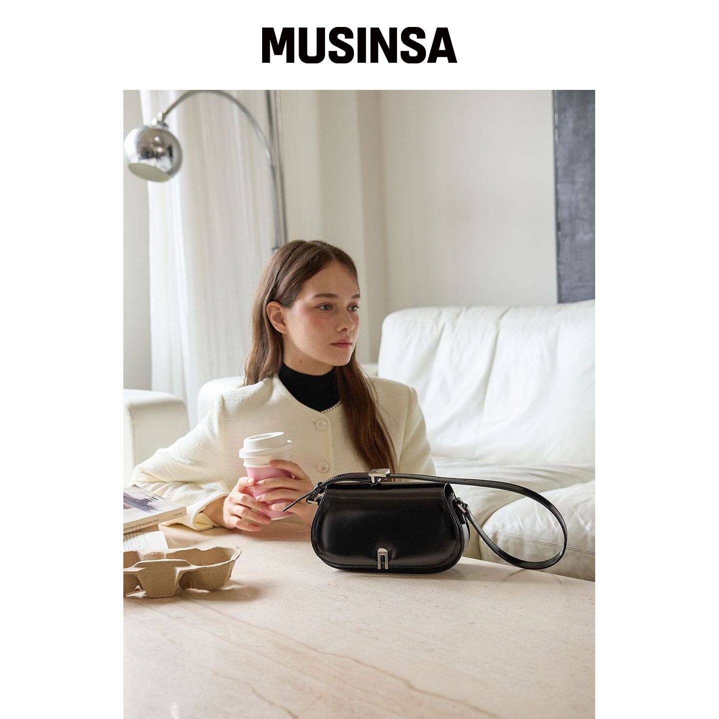ELEGANCE PARIS 低跟鞋肩背包 OSFH004A MUSINSA韩国直邮官方正品