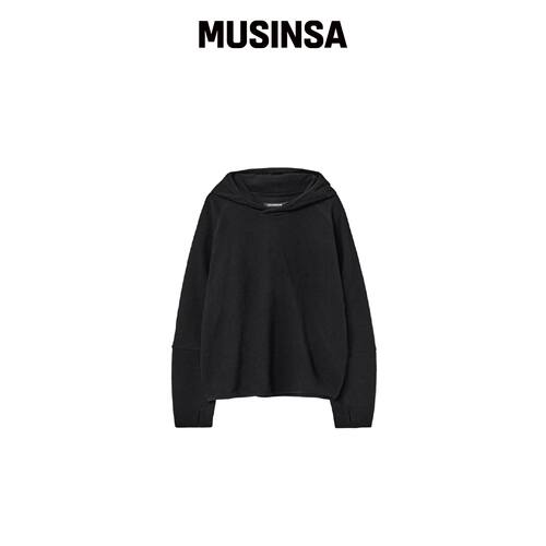 HATCHINGROOM Layer Base Hoodie 黑色韩国官网直邮进口