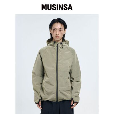 POLLUTION PAISLEE式子母风衣 卡其色 MUSINSA韩国官网直邮进口