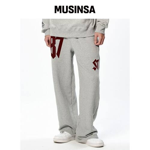 ARTISTWEAR [ATW] 87st 宽松弹力裤_GY MUSINSA韩国官网直邮进口