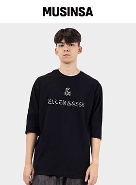 ELLENASSY 棋盘格 7分T恤韩国官网直邮进口MUSINSA