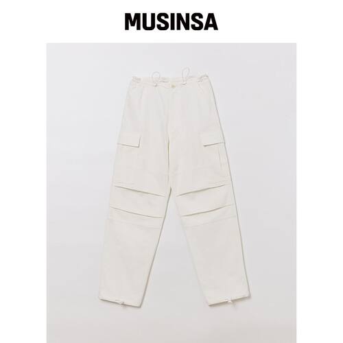 FIELDERS PARACHUTE COTTON PANTS 白色韩国官网直邮进口MUSINSA