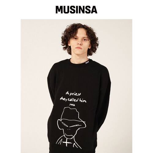 RESPECT priest 圆领卫衣 MUSINSA韩国官网直邮进口