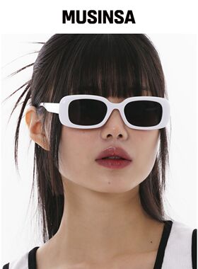 HANGLE EYEWEAR 绑带椭圆时尚防晒杯 WHITE韩国官网直邮进口