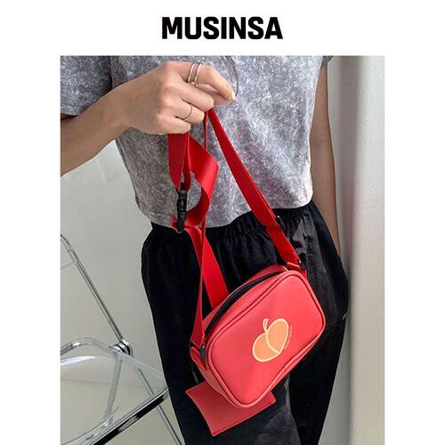 B ABLE TWO 桃色迷你包 (RED)韩国官网直邮进口MUSINSA