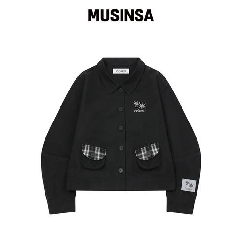 COIRIS ROAJEU 格纹拼色口袋夹克 MUSINSA韩国官网直邮进口