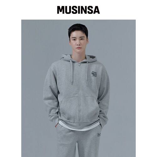 CHASECULT CFZU4307C0B 公用抓绒连帽外套 MUSIN韩国官网直邮进口