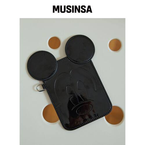 FUNFROMFUN 米奇卡片夹，黑色 MUSINSA韩国直邮官方正品