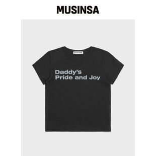SAINTPAIN SP DADDY'S 短袖T恤 黑色韩国官网直邮进口