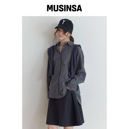THEMITTEN LITHE 宽松版型衬衫（格纹） MUSINSA韩国官网直邮进口