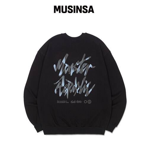 MONSTER REPUBLIC STONE LOGO INDIGO BLUE 运动韩国官网直邮进口