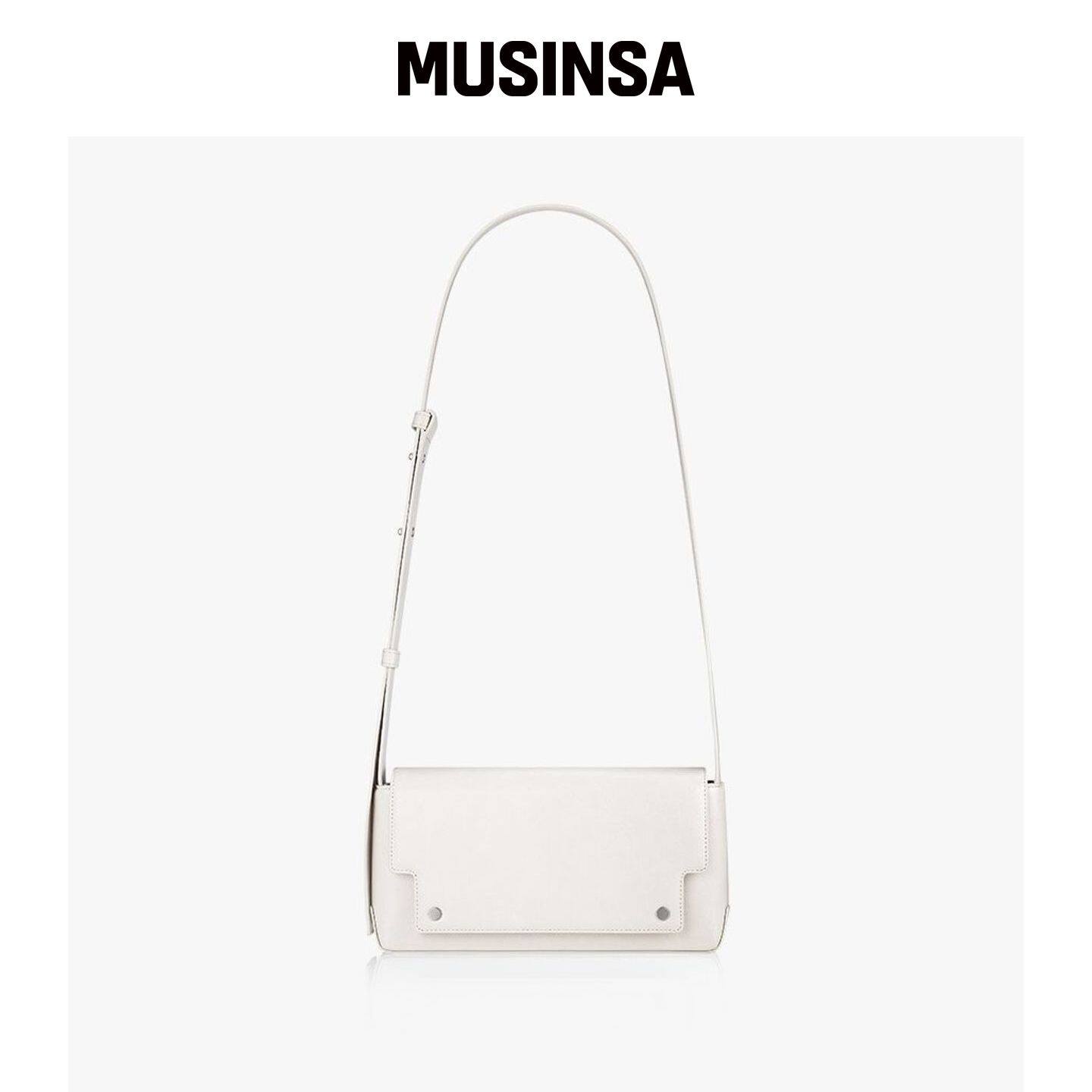 FINDKAPOOR MARKBAG 26 起皱款 - 象牙白 MUSINS韩国官网直邮进口