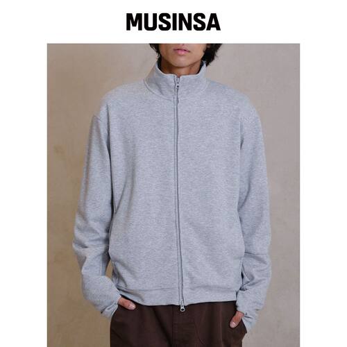 DIVEIN LIGHT UNIFORM ZIP-UP JERSEY (MELANGE 韩国官网直邮进口