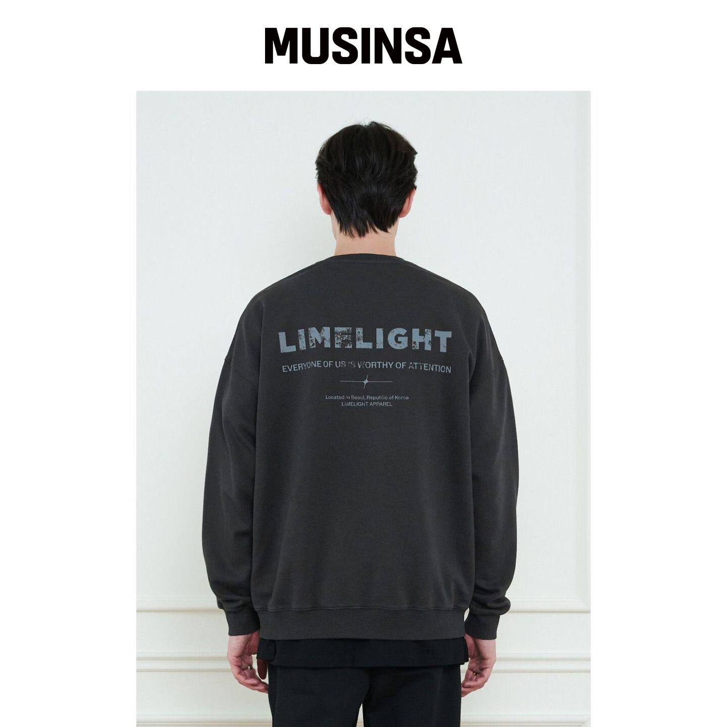 LIMELIGHT APPAREL 服饰 PIGMENT 背部LOGO卫衣(韩国官网直邮进口