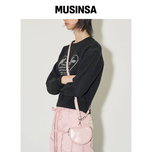 ILLIGO 苹果迷你卡文具包粉色 MUSINSA韩国官网直邮进口
