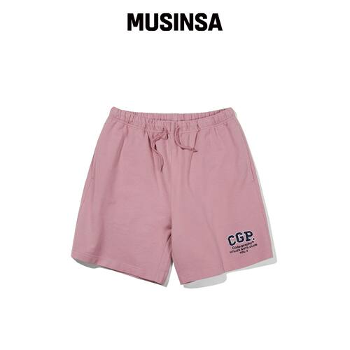 CGP CGP 阿奇logo训练短裤_印度粉 MUSINSA韩国官网直邮进口
