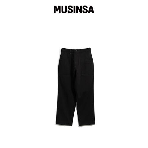 HORLISUN York Fatigue Chino Pants 黑色 MUSIN韩国官网直邮进口