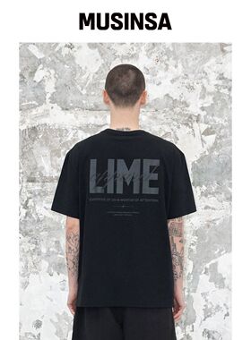 LIMELIGHT APPAREL APPAREL LIME LOGO T恤 (黑/韩国官网直邮进口