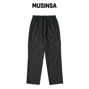 POLLUTION [POLLUTION] 牛仔 jogger 工装裤 MUS韩国官网直邮进口