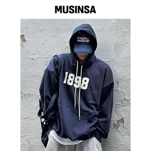 THEMILE 1898 GARMENTS 连帽卫衣 [NAVY] MUSINS韩国官网直邮进口