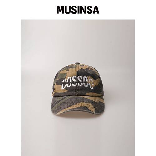 COSO 文本logo棒球帽（迷彩2号）韩国官网直邮进口MUSINSA