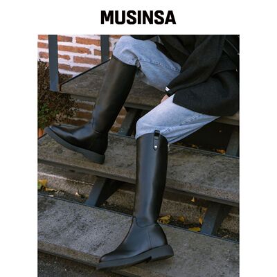 DIFFERSHOE ROBEN 长靴 7.5CM [VLACK] MUSINSA韩国官网直邮进口
