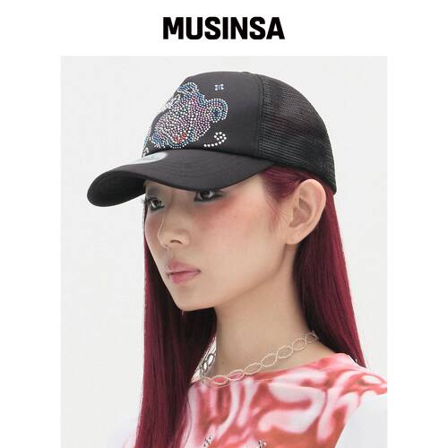 TYPESERVICE 热修补卡车帽 [黑色] MUSINSA韩国直邮官方正品