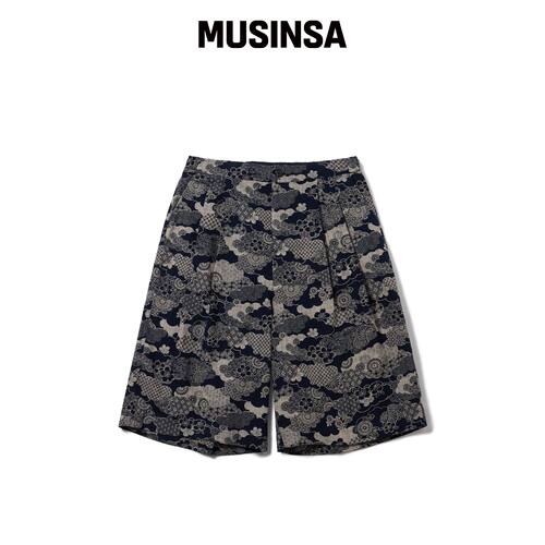 RAMOLIN Sarrouel Pants 24v Heather Navy MUSI韩国官网直邮进口