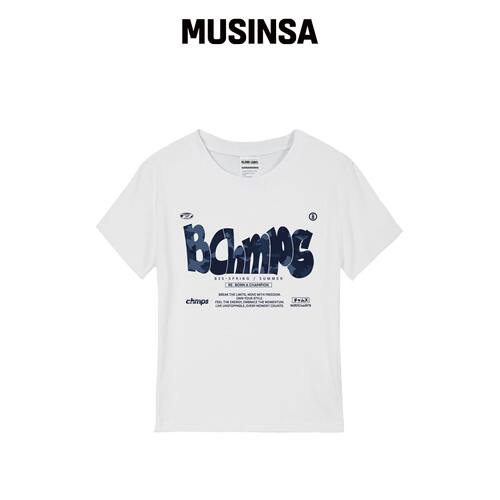 BORN CHAMPS [4种颜色] BOLD MOTION CAMO 女士T韩国官网直邮进口