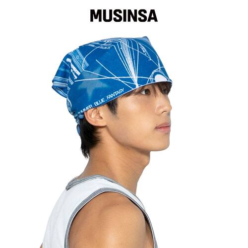 GLACK GZAC004 宇宙幻想头巾 (蓝色) MUSINSA韩国直邮官方正品