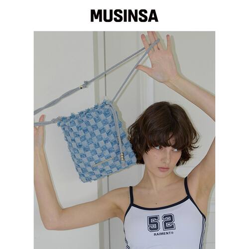 RAIMENT Flow Bag_浅色牛仔布 MUSINSA韩国官网直邮进口
