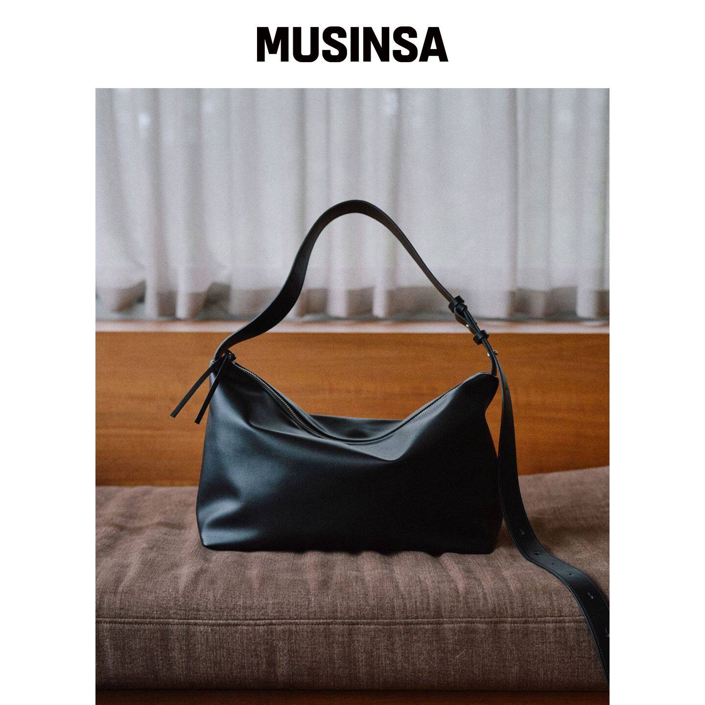 OVHEE KAR RHOS 斜挎包 Carven Cross Bag_黑色 韩国官网直邮进口