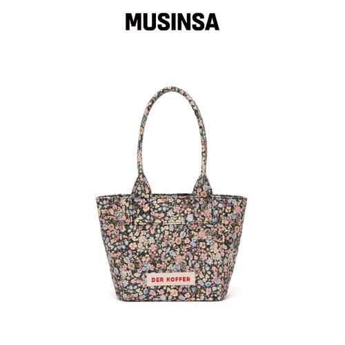 DER KOFFER SHOPPER VINTAGE [FLOWER-BLACK]-MI韩国官网直邮进口