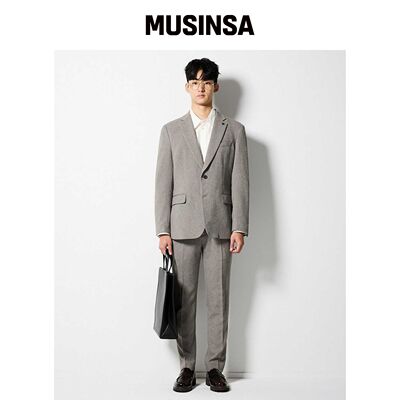 STCO 双色四面弹居家服套装米色 (修身版型)_SEJ韩国官网直邮进口